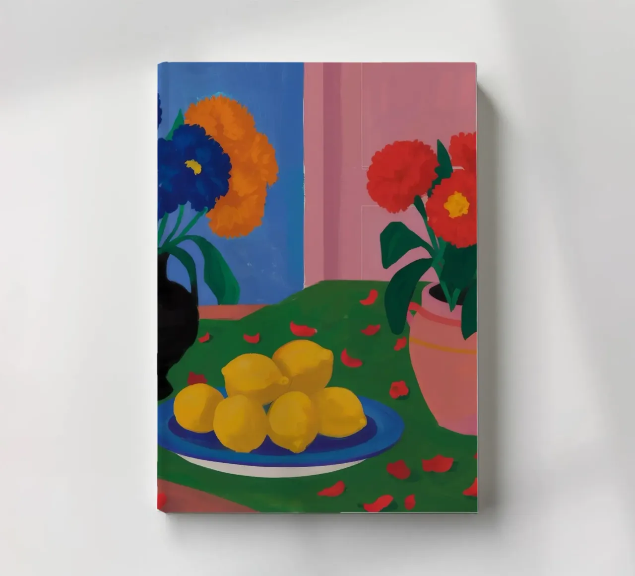 Black Pitcher Lemon Table notebook by Stone Decade