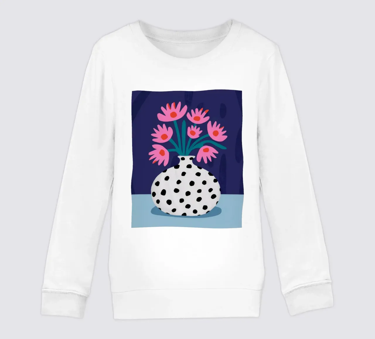 Vase tacheté Pink Blooms sweat enfant de Haven Fantasy