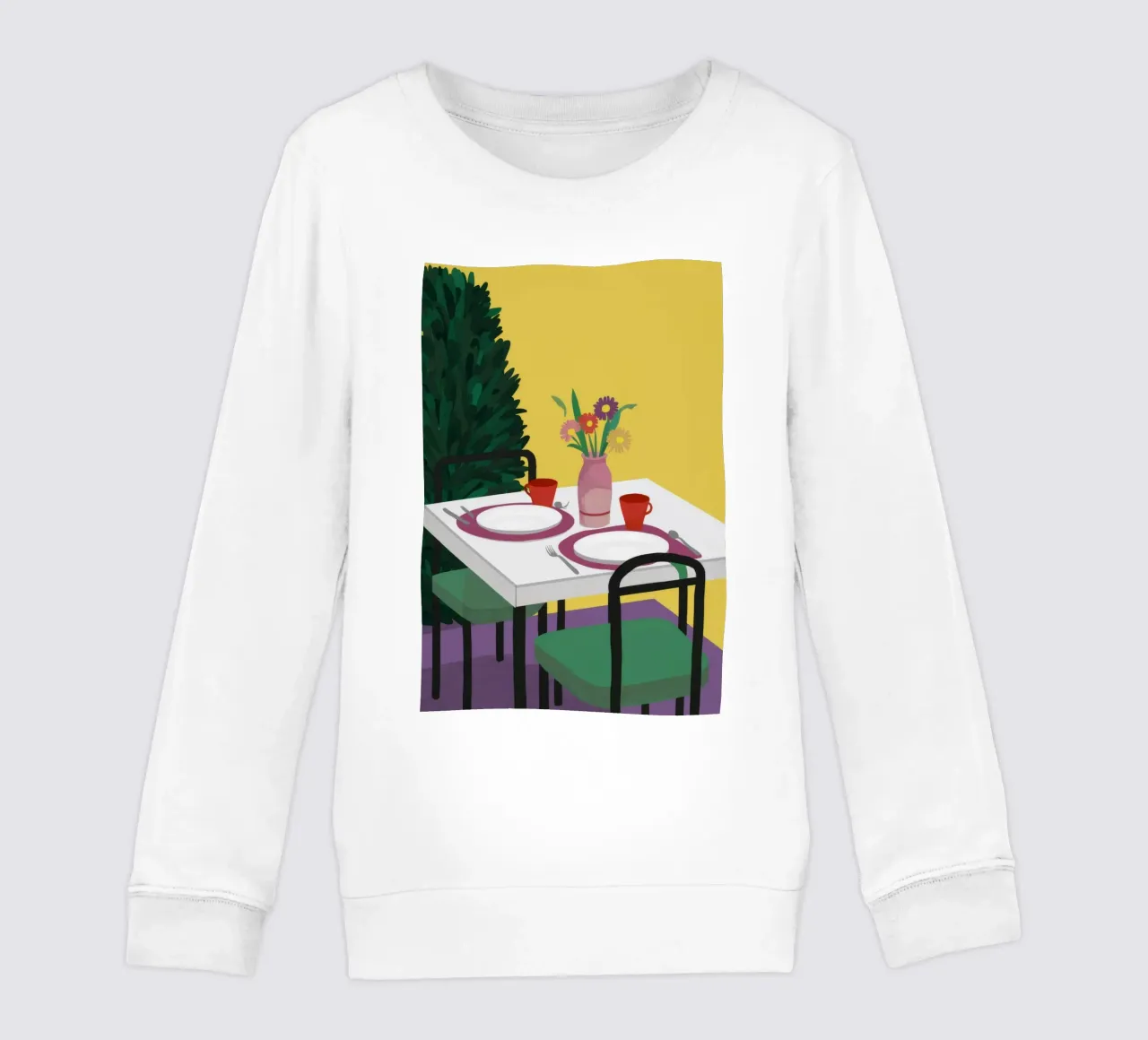 Cena per due felpa bambino da Muse Artworks
