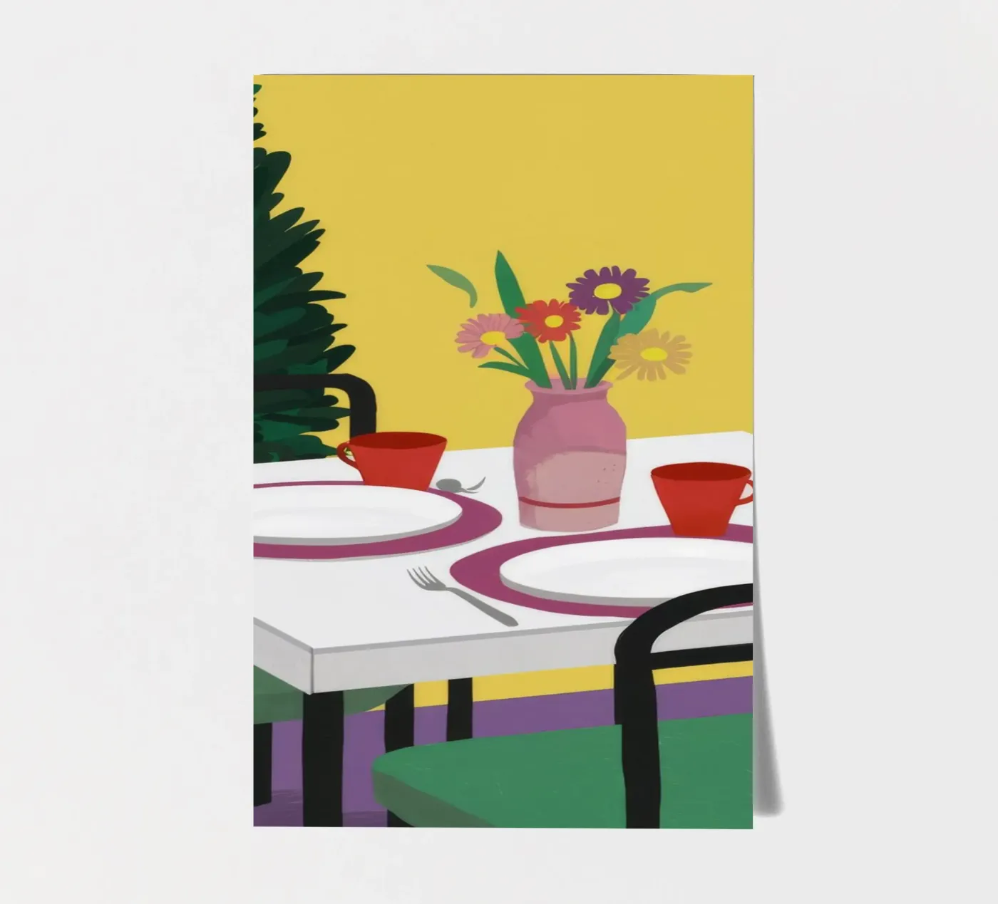 Dining for Two sticker sheet by Muse Artworks