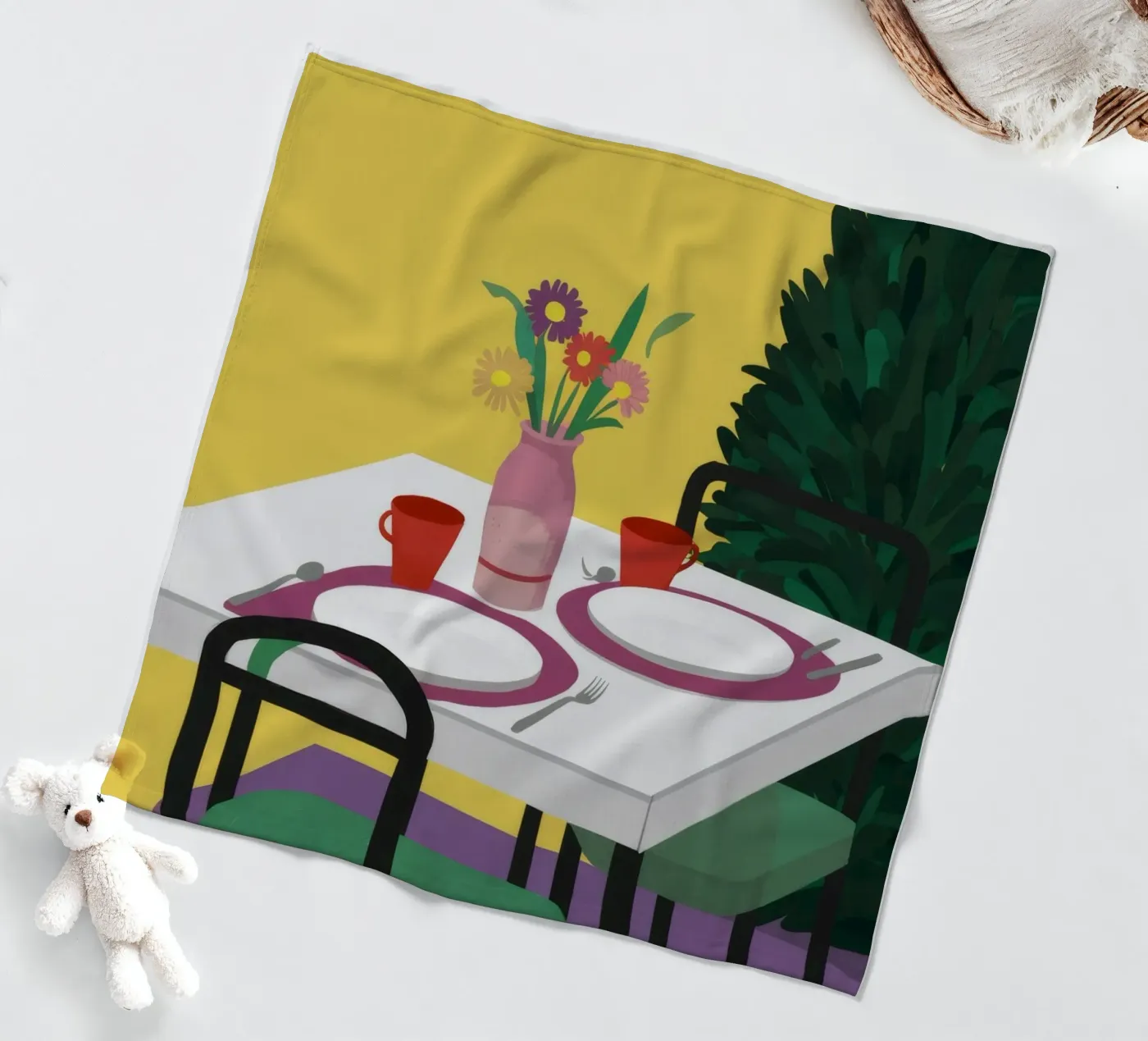 Essen für zwei Fleecedecke von Muse Artworks