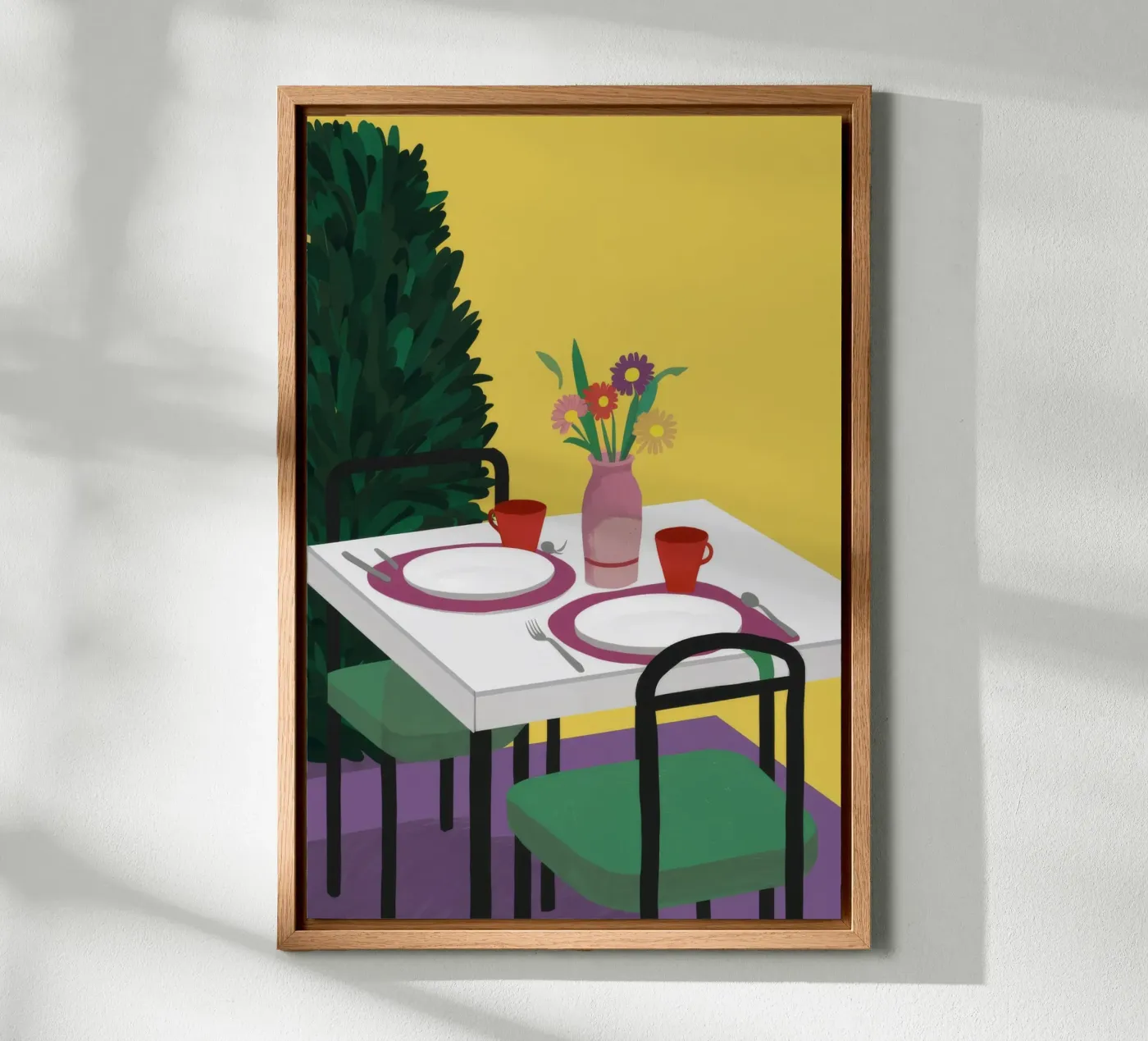 Dining for Two canvas by Muse Artworks