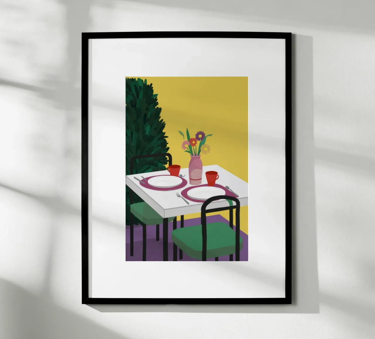 Cena per due carta hahnemühle da Muse Artworks