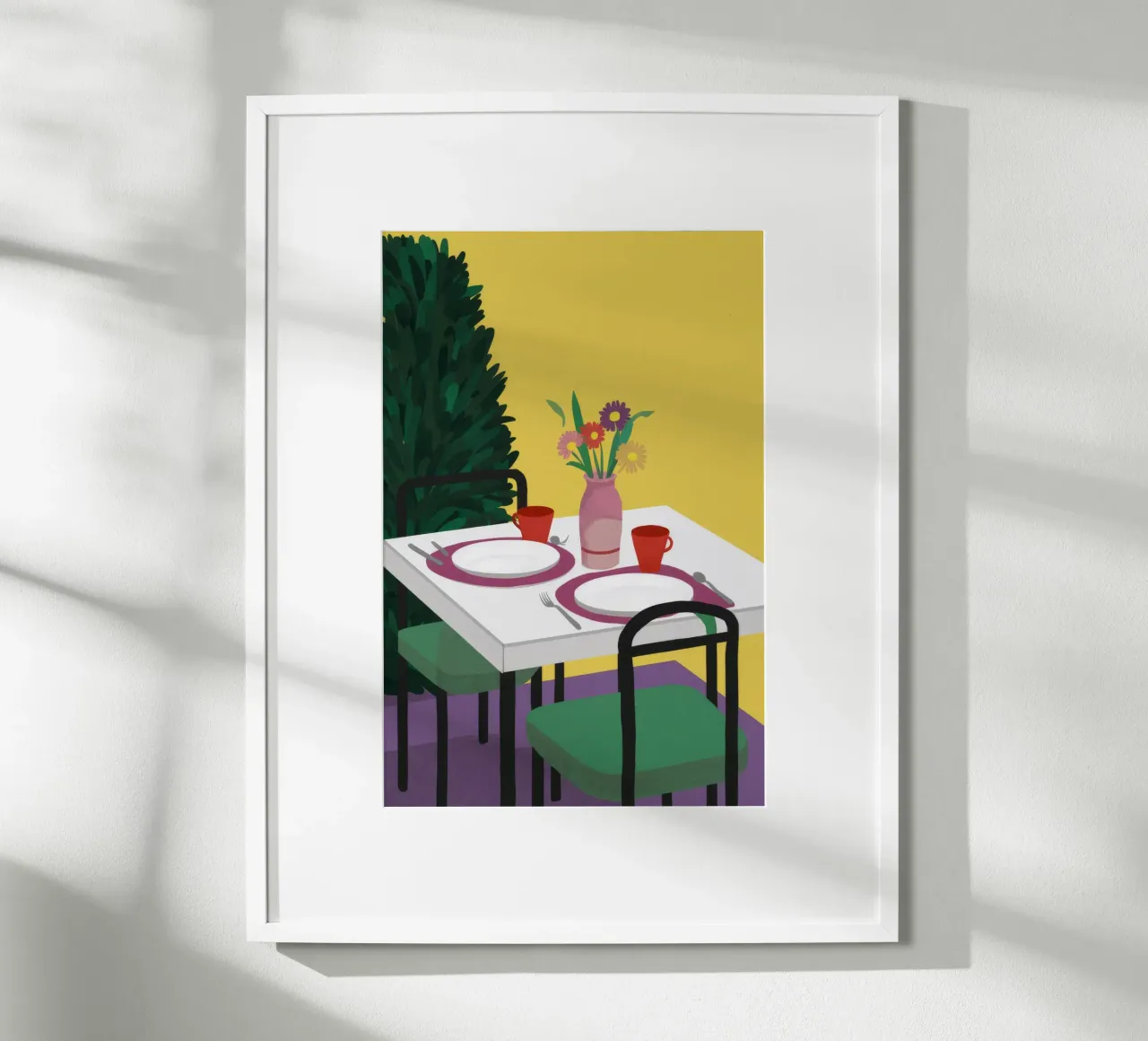 Cena per due carta hahnemühle da Muse Artworks