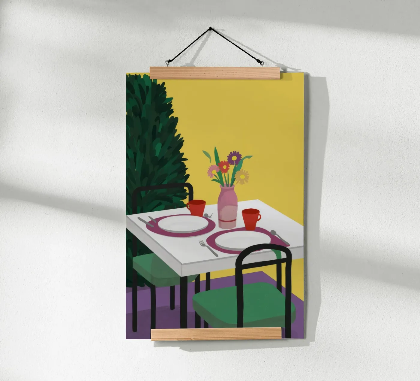 Dining for Two poster by Muse Artworks