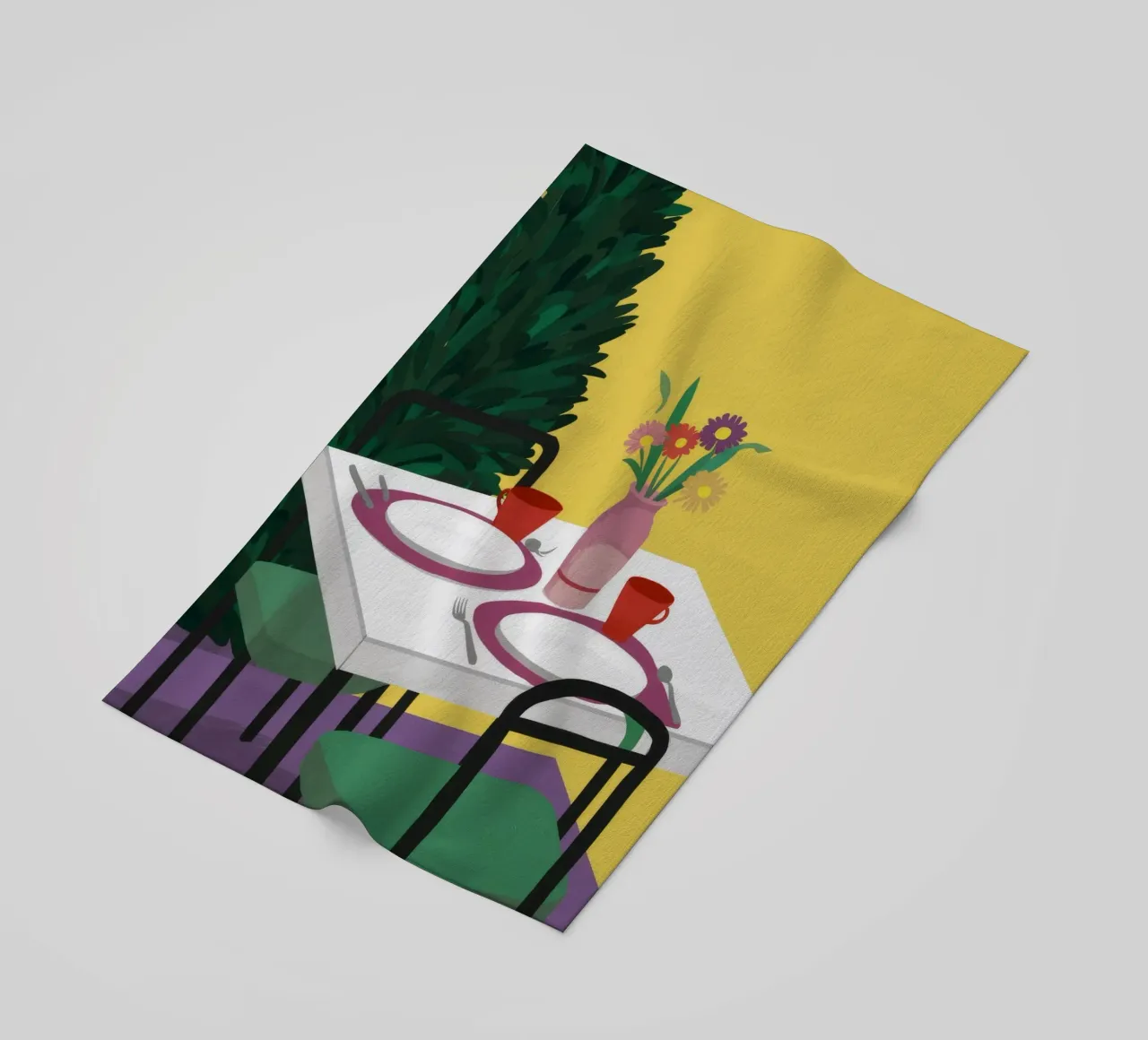 Cena per due telo mare da Muse Artworks