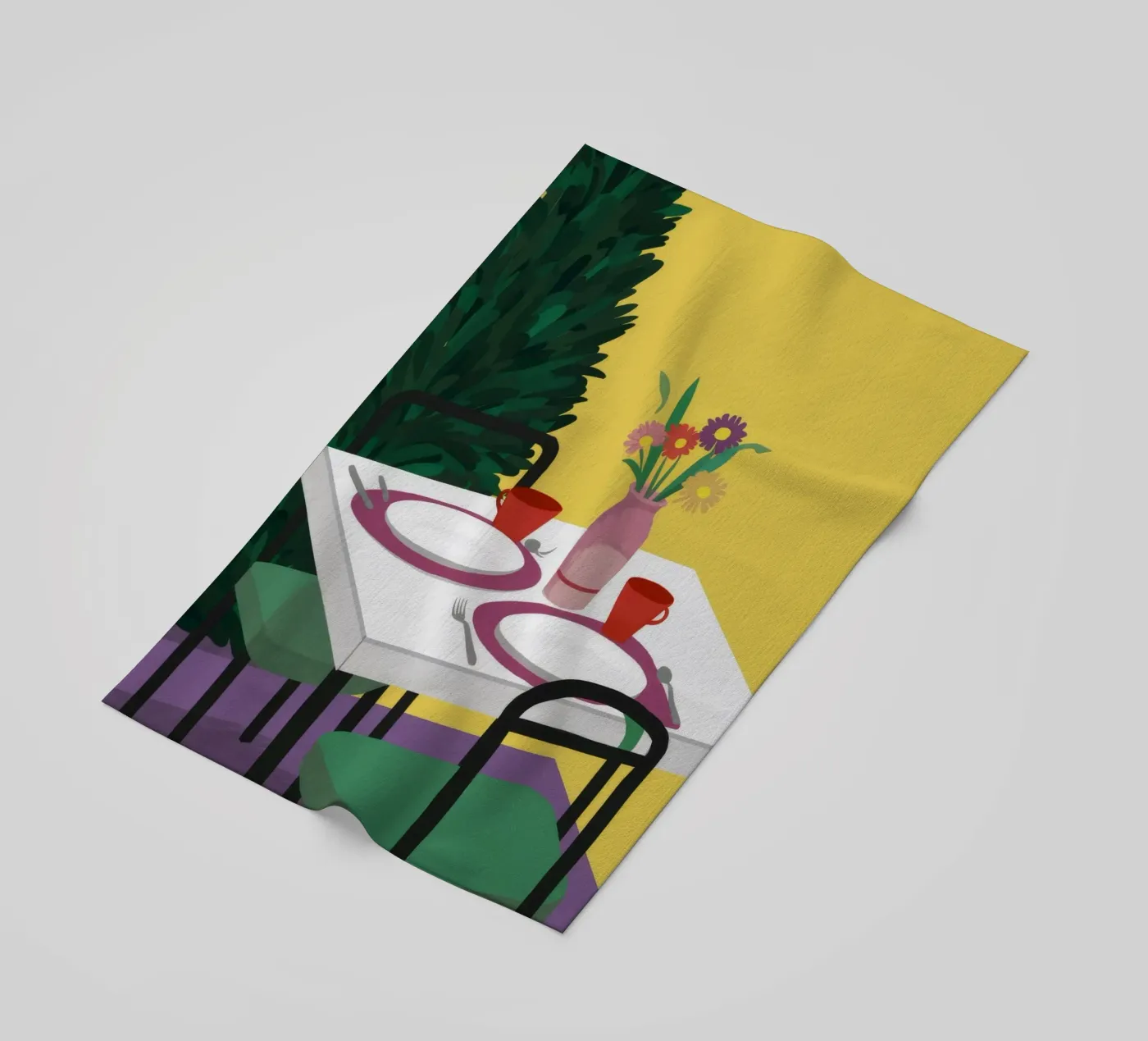 Cena per due telo mare da Muse Artworks