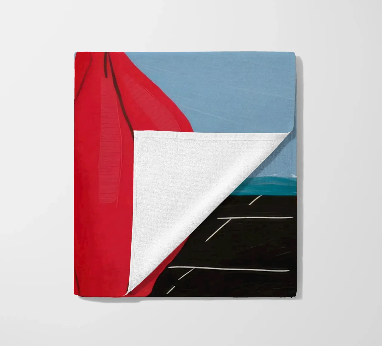 Monstera a vaso rosso telo mare da Haven Fantasy