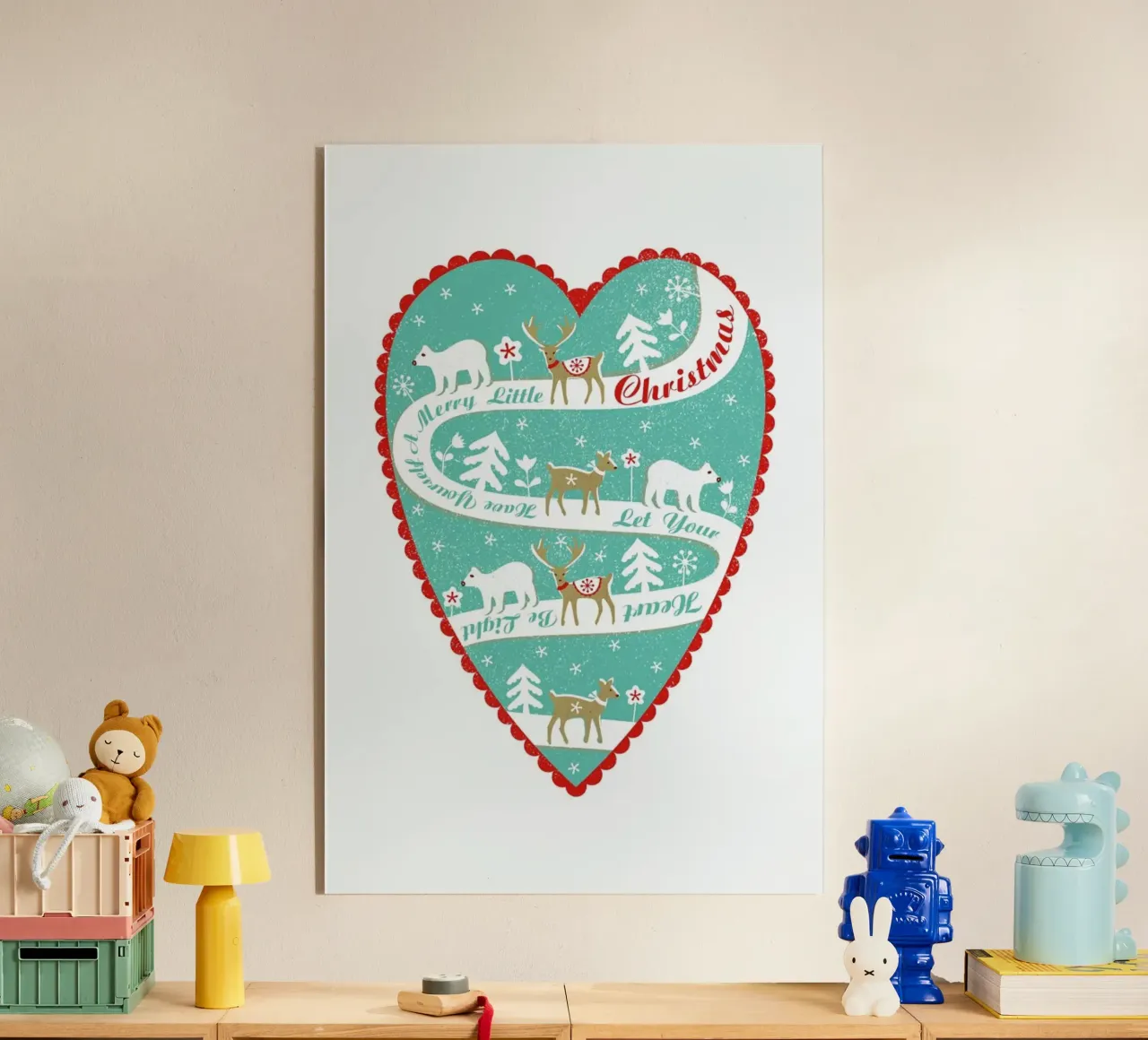 Christmas Scene plexiglass da Catherine Aguilar