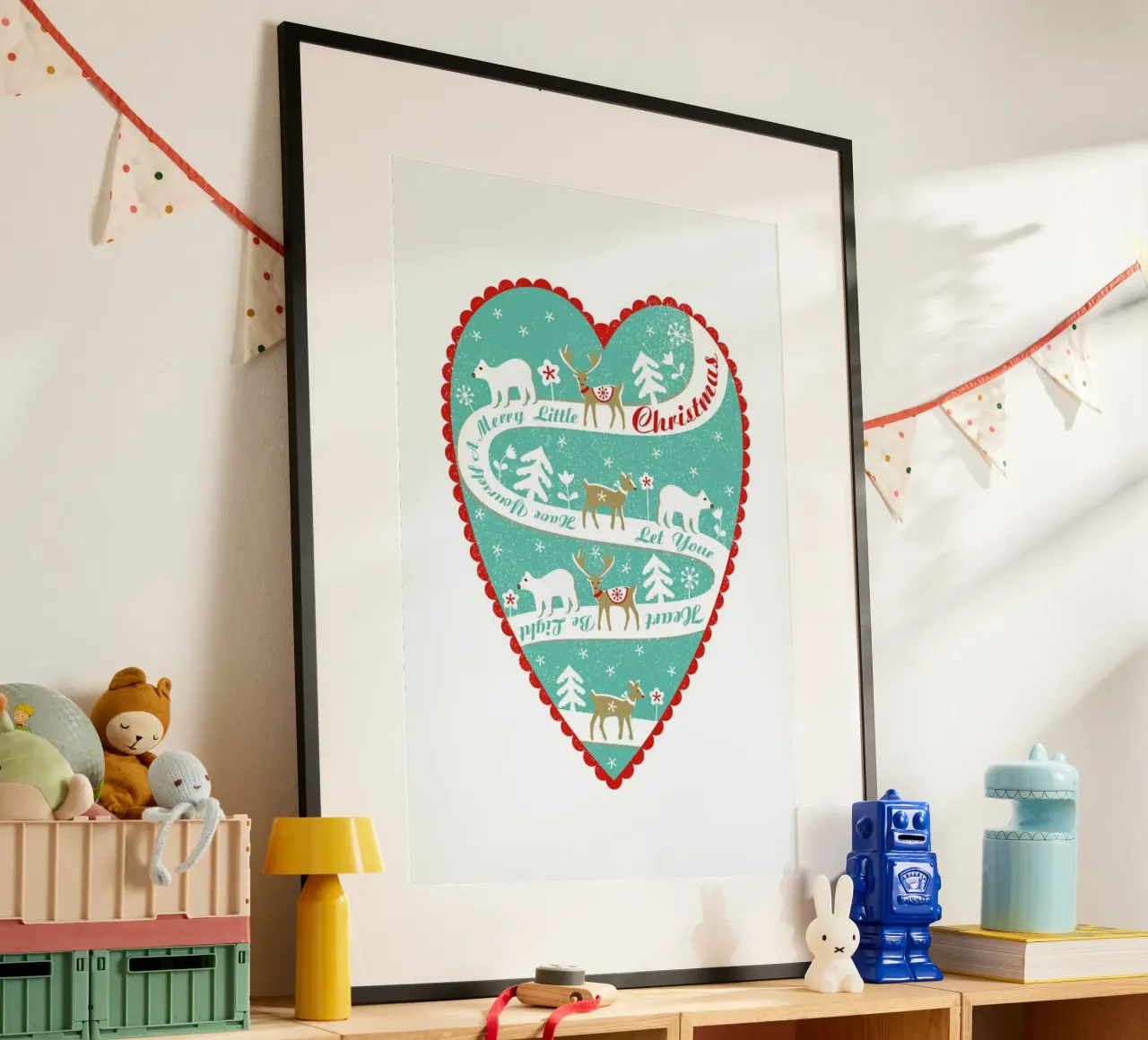 Christmas Scene hahnemühle by Catherine Aguilar