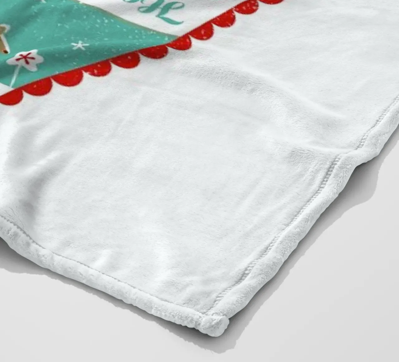 Christmas Scene coperta in pile da Catherine Aguilar