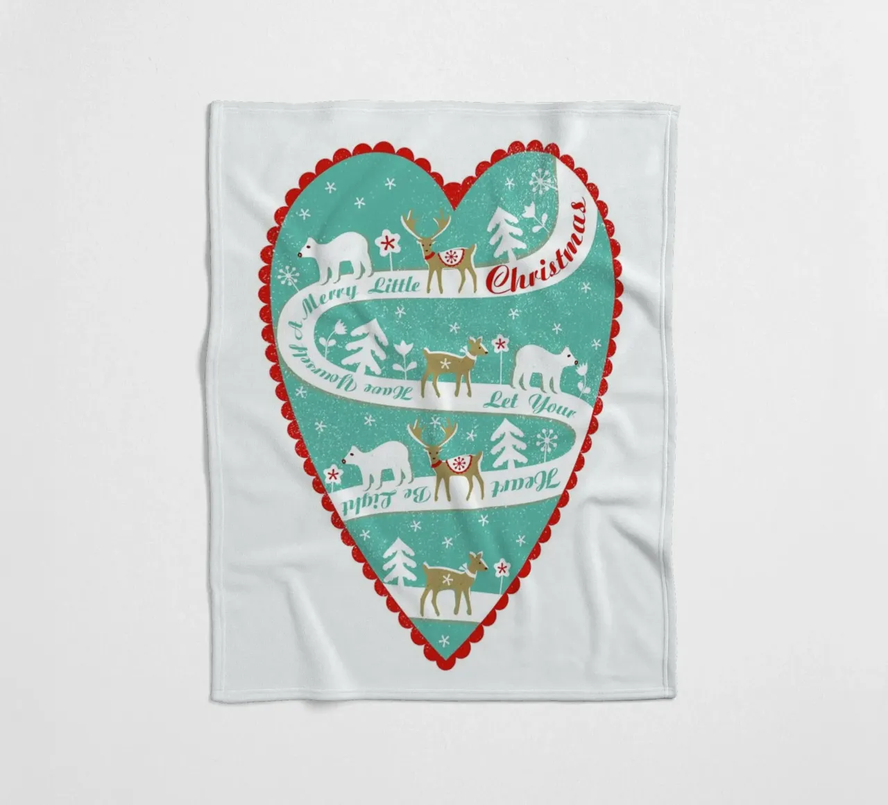 Christmas Scene coperta in pile da Catherine Aguilar