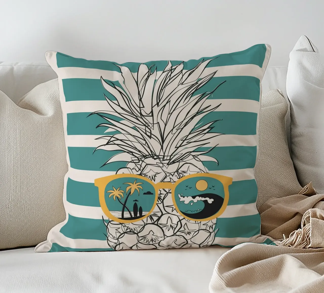 Pineapple Dreams cuscino da Flow Line