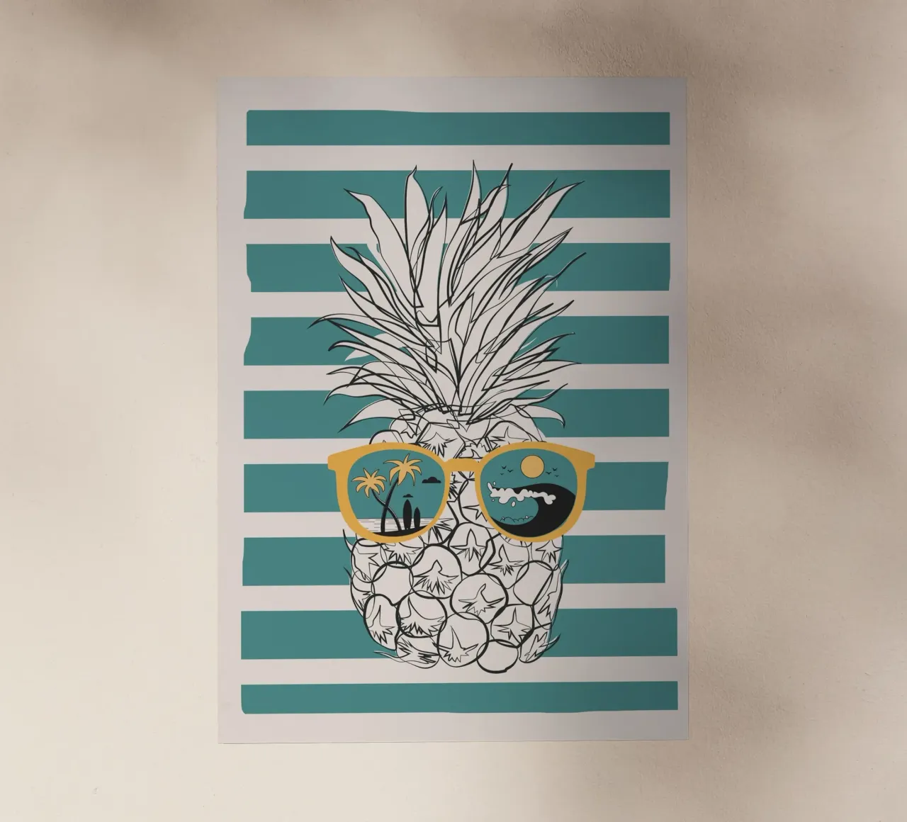 Pineapple Dreams pellicola backlit da Flow Line