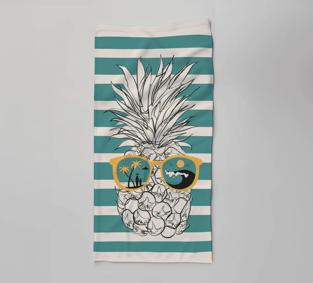 Pineapple Dreams asciugamano da bagno da Flow Line