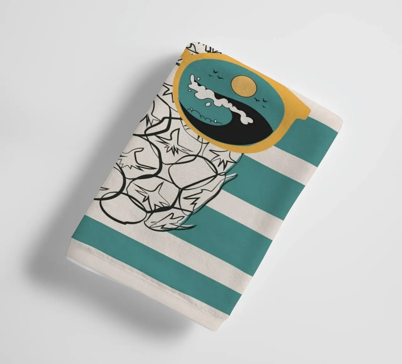 Pineapple Dreams asciugamano da bagno da Flow Line