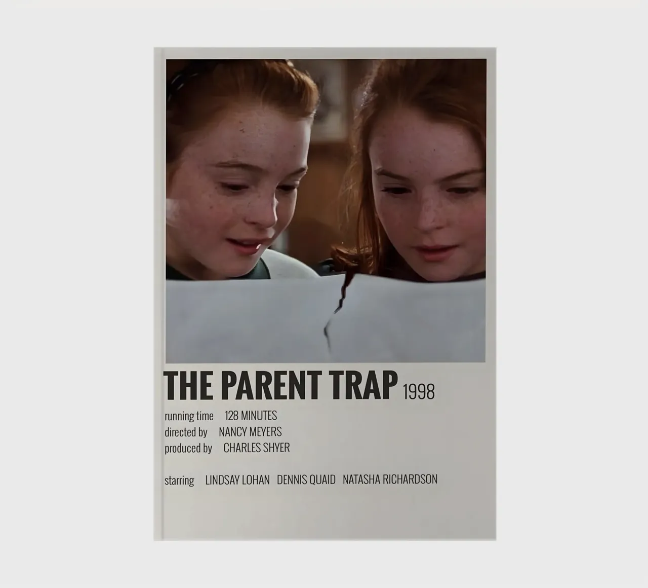THE PARENT TRAP 1998 notebook by MVFminimalist