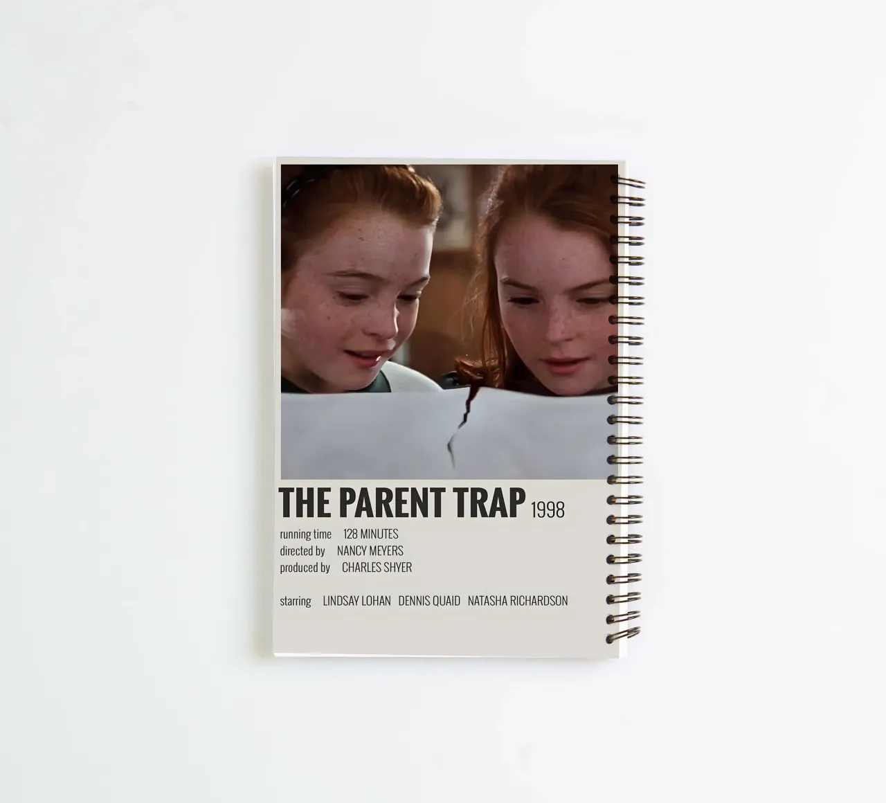 THE PARENT TRAP 1998 spiral notebook by MVFminimalist