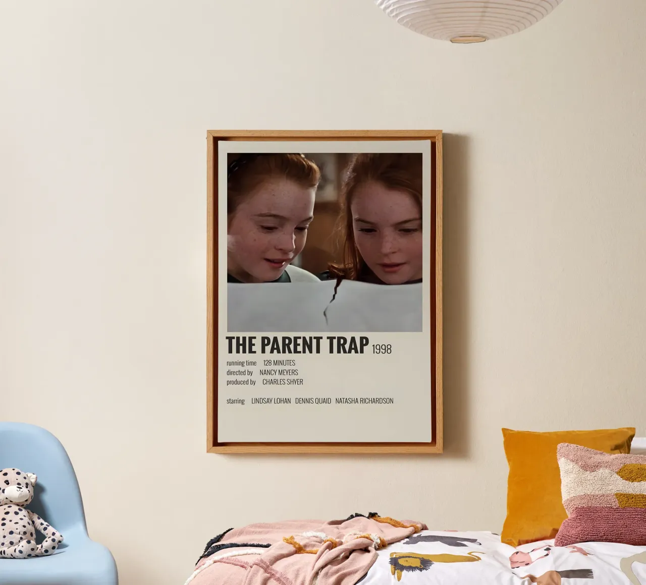 THE PARENT TRAP 1998 tela con Cornice a cassetta da MVFminimalist