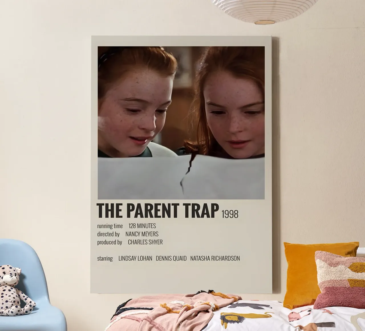THE PARENT TRAP 1998 tela con Cornice a cassetta da MVFminimalist