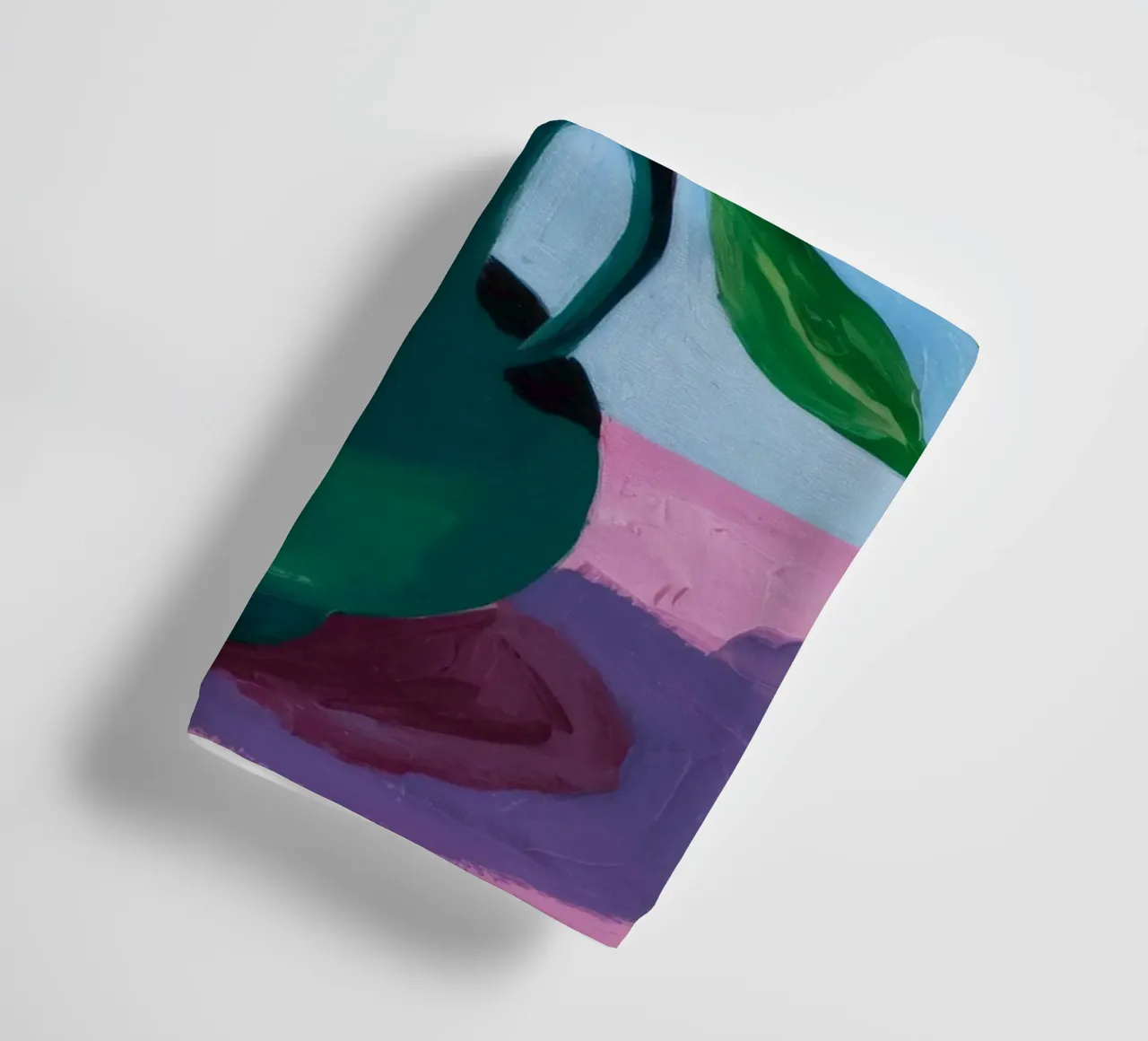 Vaso rosso Fiori rosa asciugamano da bagno da FadeAura