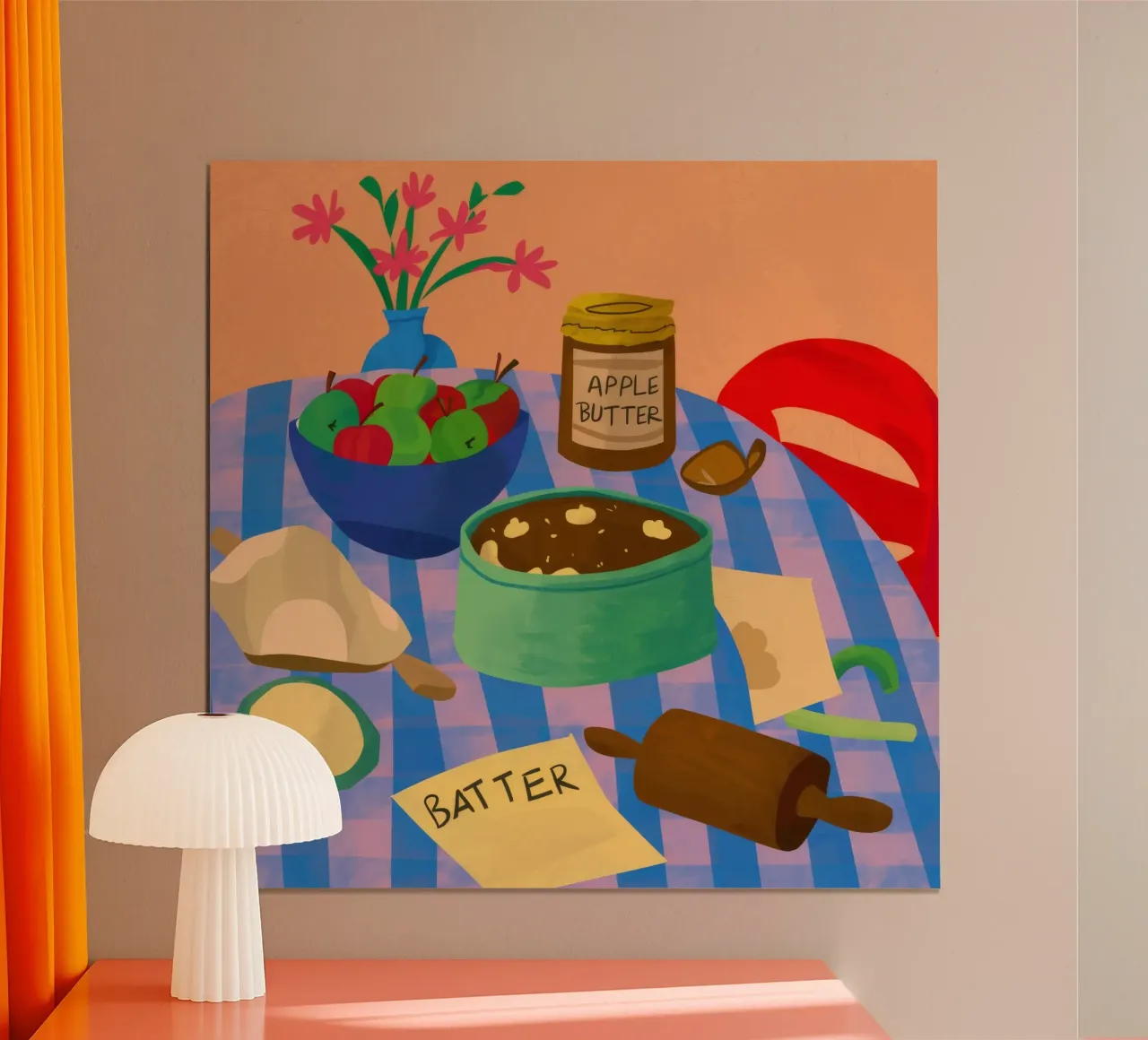 Apfel-Butter-Backen Poster von Muse Artworks