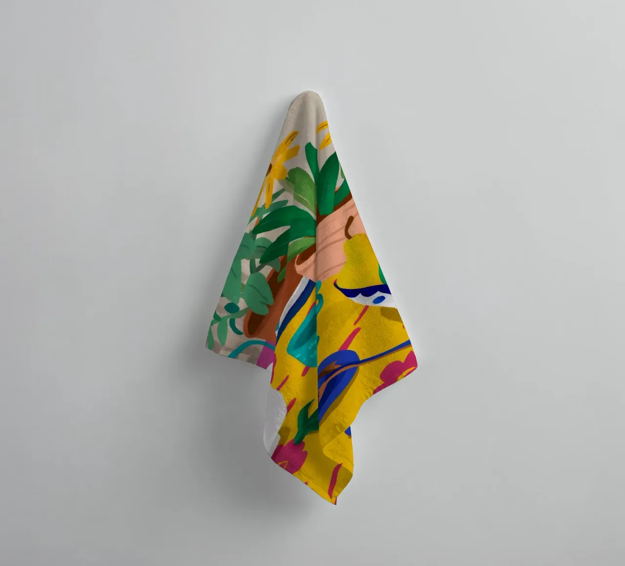 Joyful Daffodil Teatime asciugamano da bagno da Stone Decade