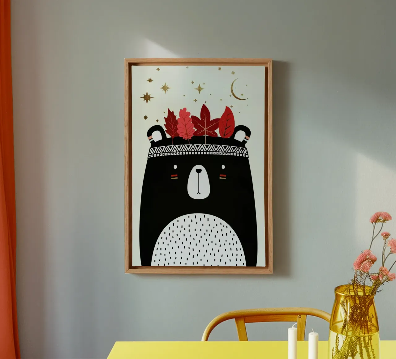 Can't Wait For Christmas 1 tela con Cornice a cassetta da Kubistika