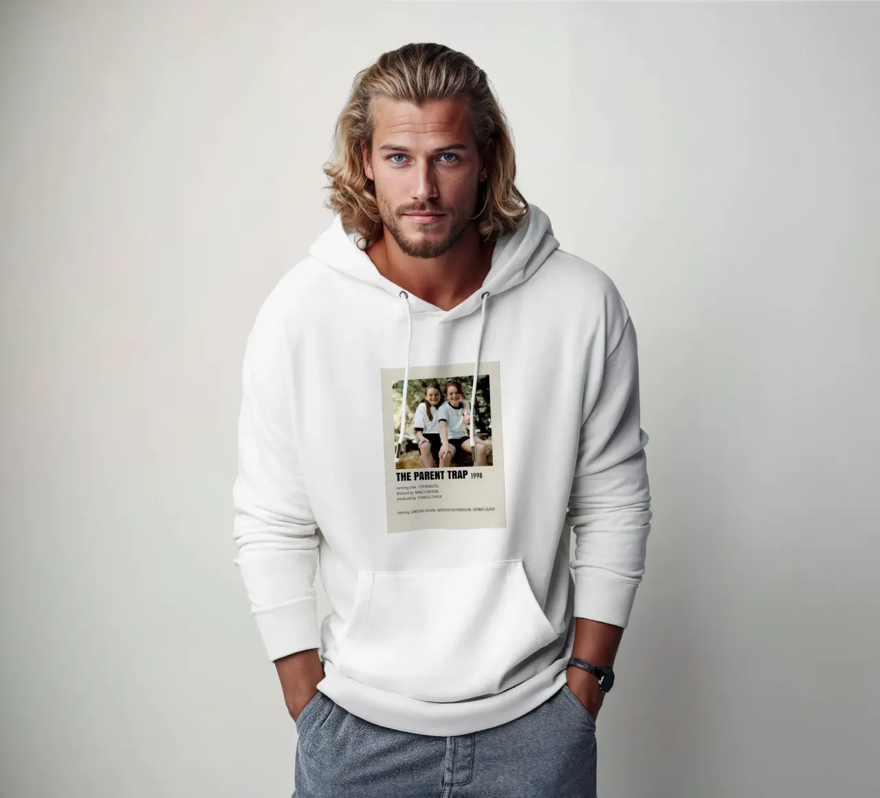 THE PARENT TRAP 1998 felpa con cappuccio da MVFminimalist