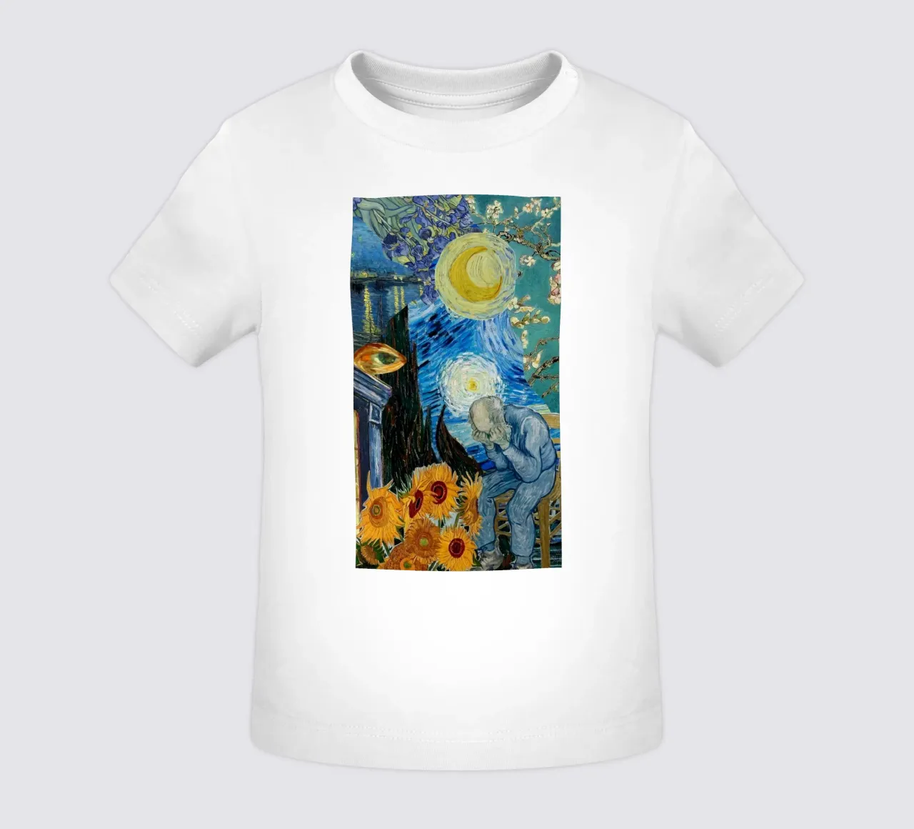 figura di un nonno seduto maglietta neonato da cloud shop