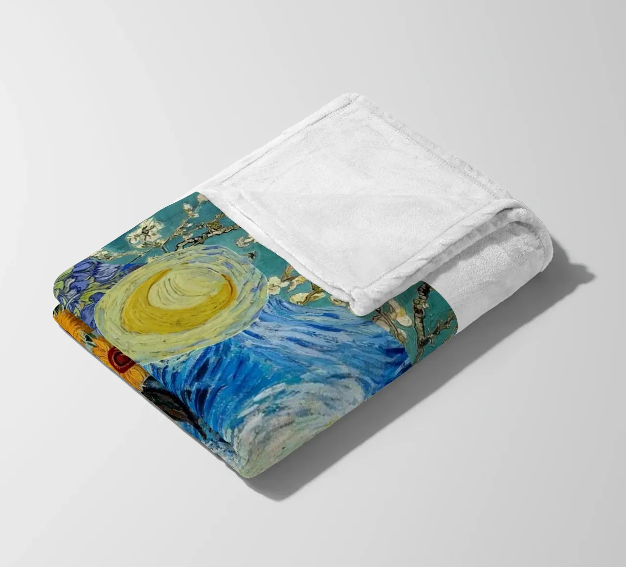 figura di un nonno seduto coperta in pile da cloud shop