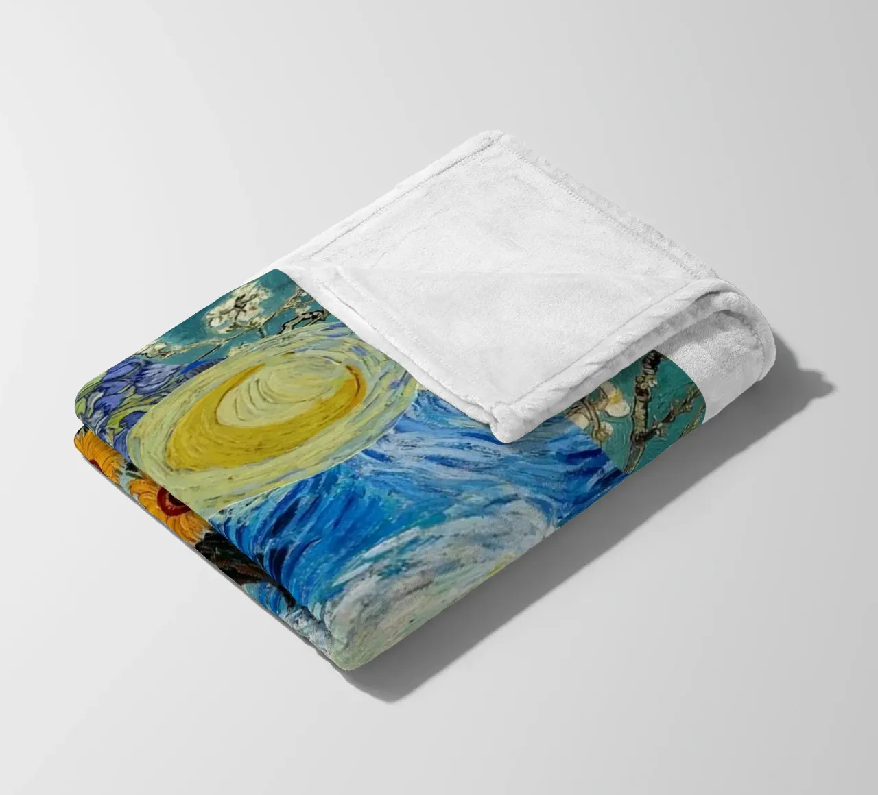 figura di un nonno seduto coperta in pile da cloud shop
