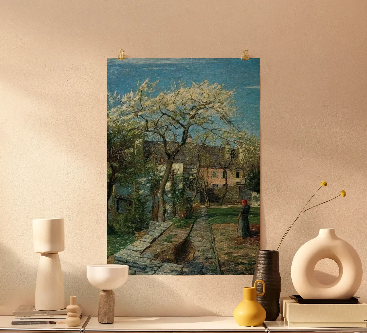 spazzare il cortile anteriore poster da cloud shop
