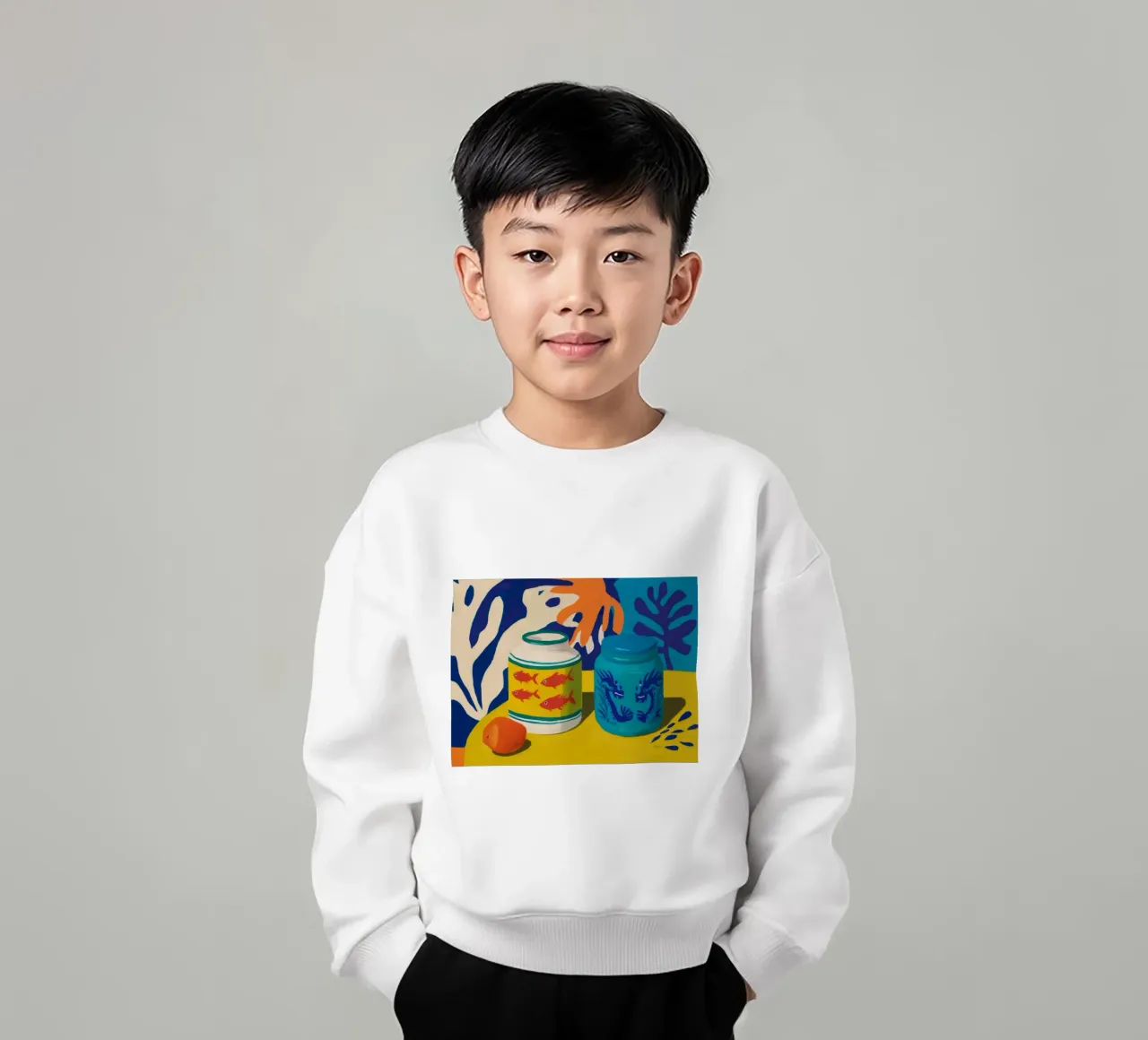 Abstract Tin Can kids sweatshirt by Stone Decade