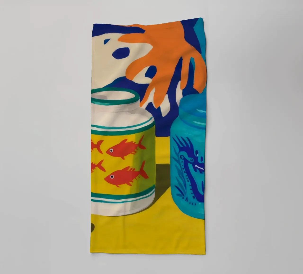 Abstract Tin Can towel by Stone Decade