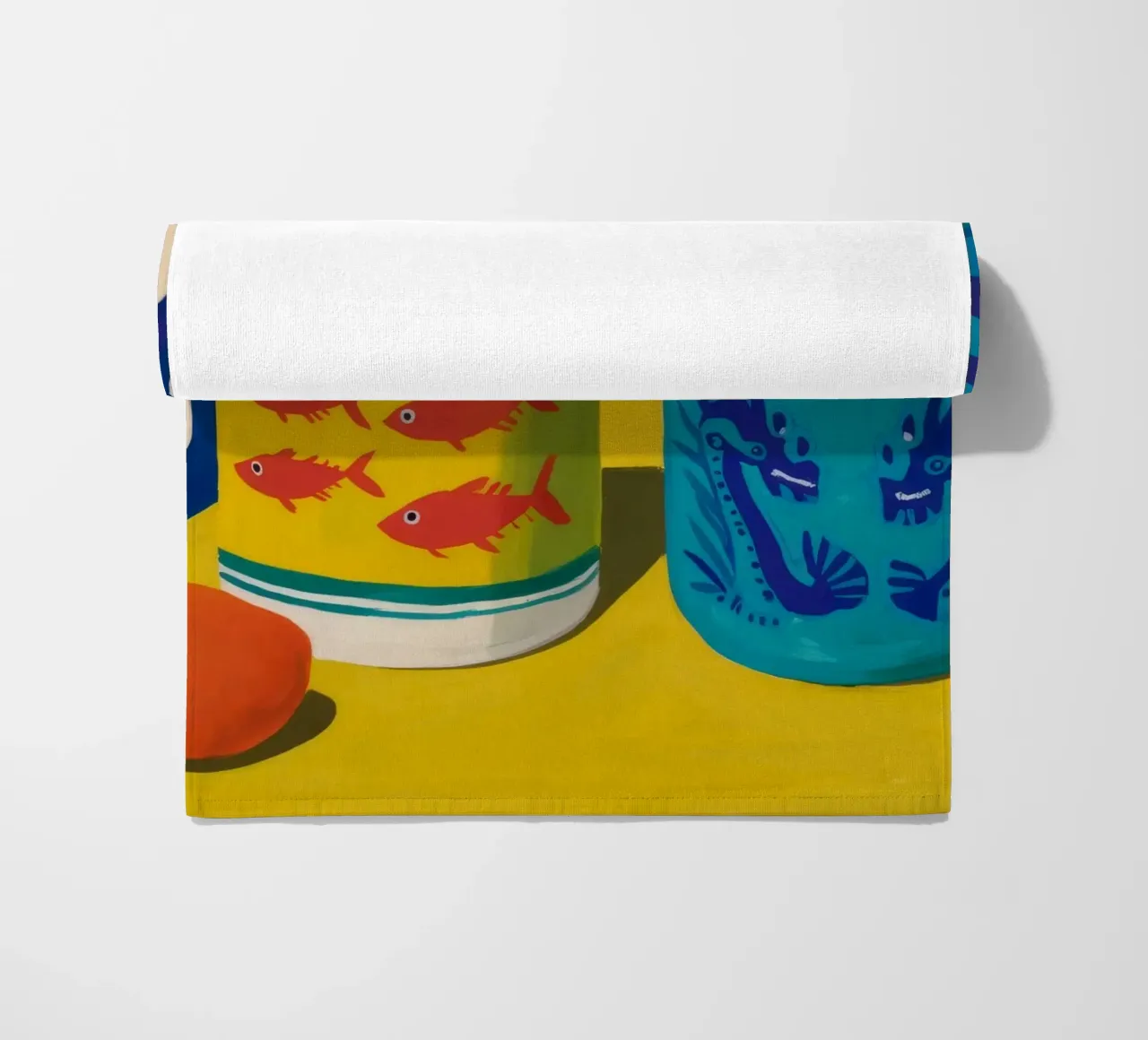 Abstract Tin Can beach towel by Stone Decade