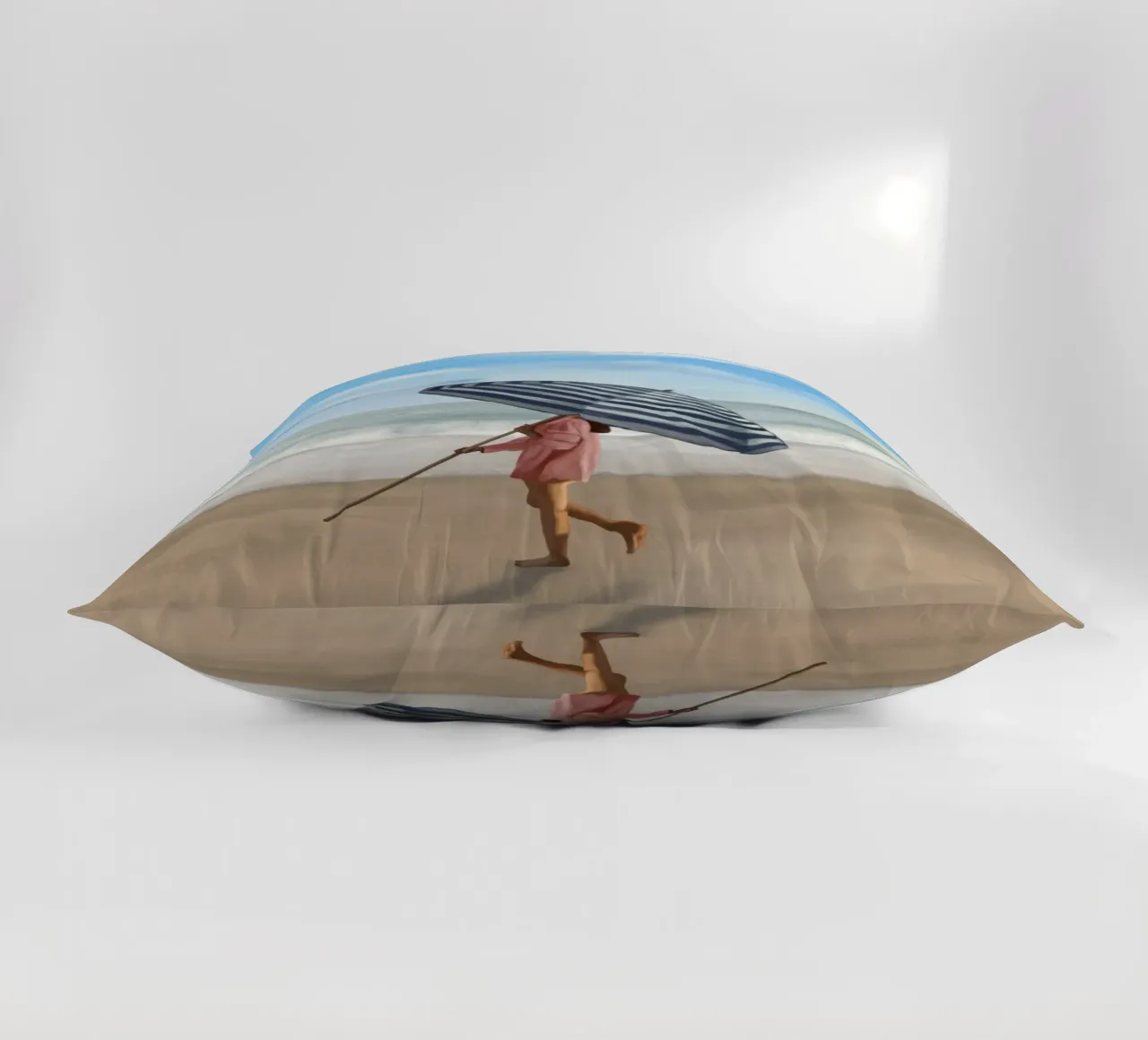 Barefoot in the Sand decorative cushion by Verse