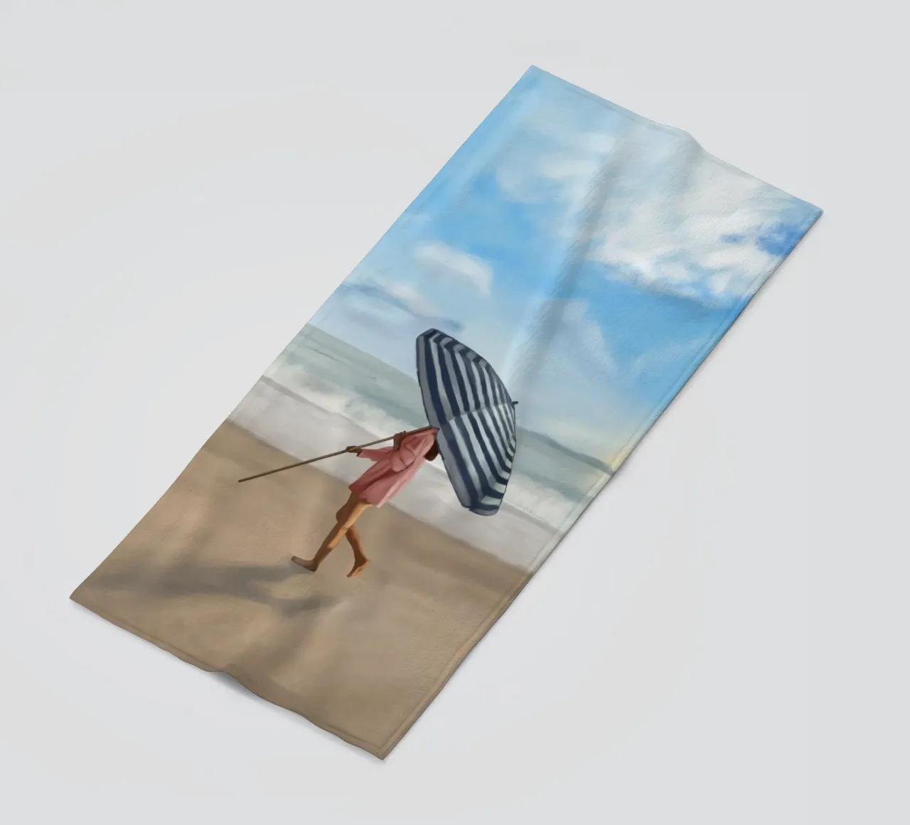 A piedi nudi nella sabbia telo mare da Verse
