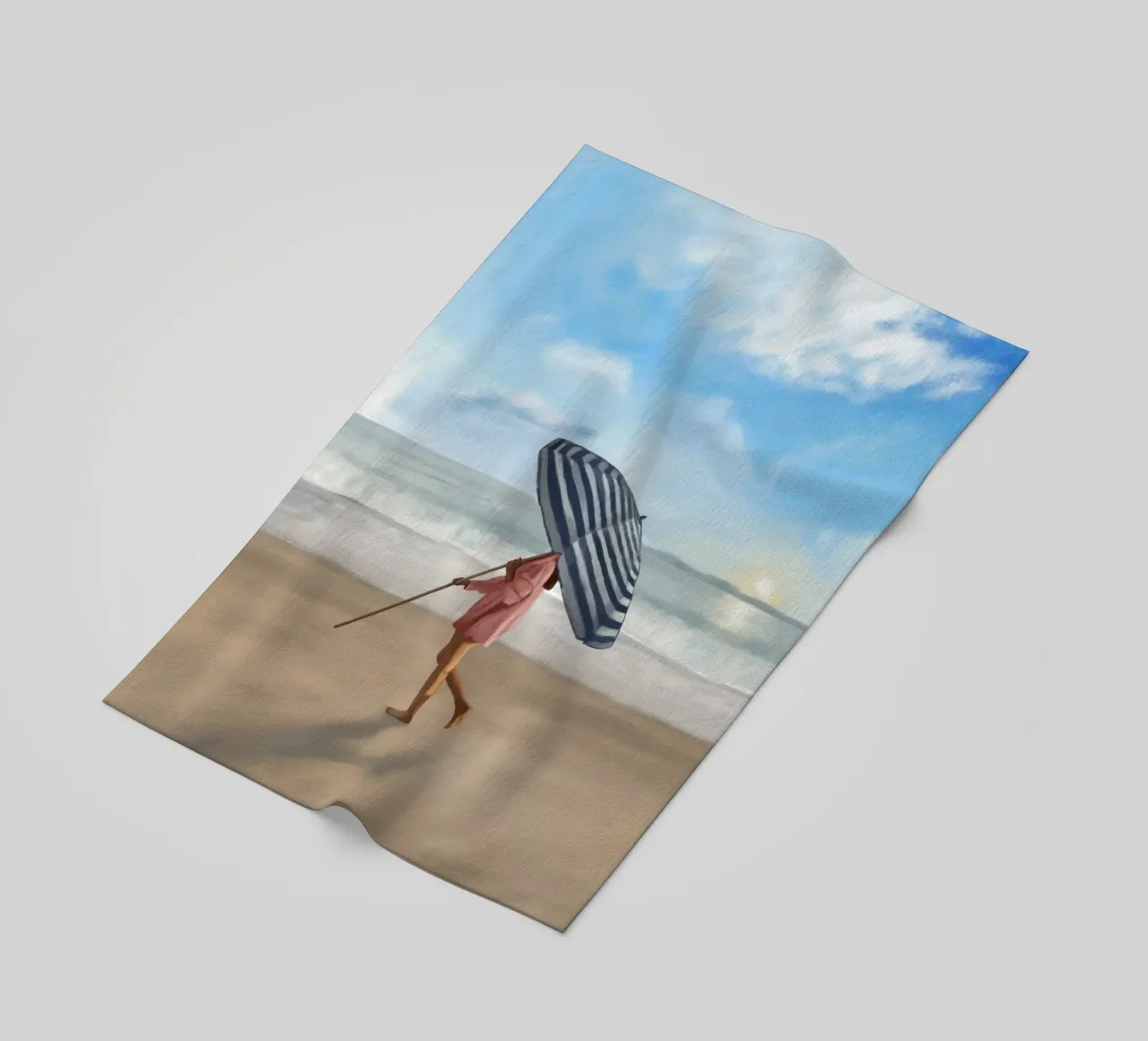 A piedi nudi nella sabbia telo mare da Verse