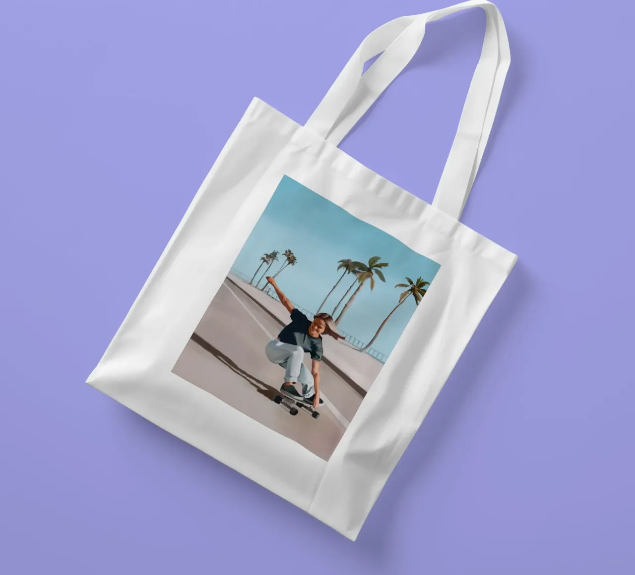 Cavalcata di Palm Breeze borsa in juta da Verse