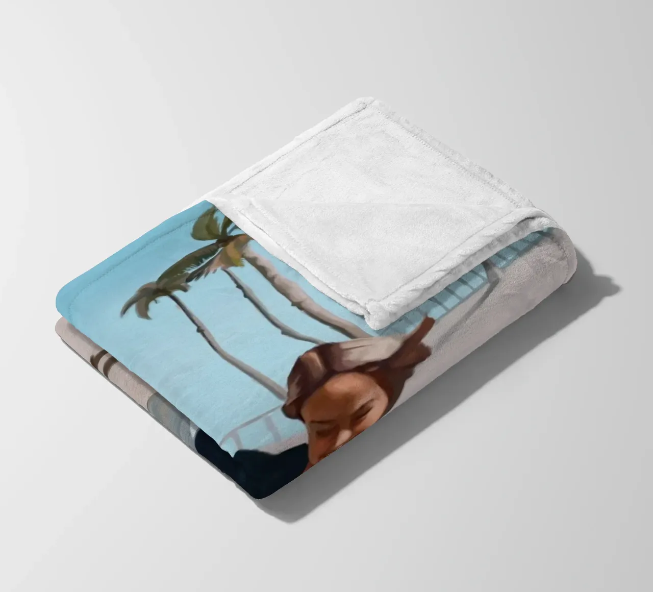 Cavalcata di Palm Breeze coperta in pile da Verse