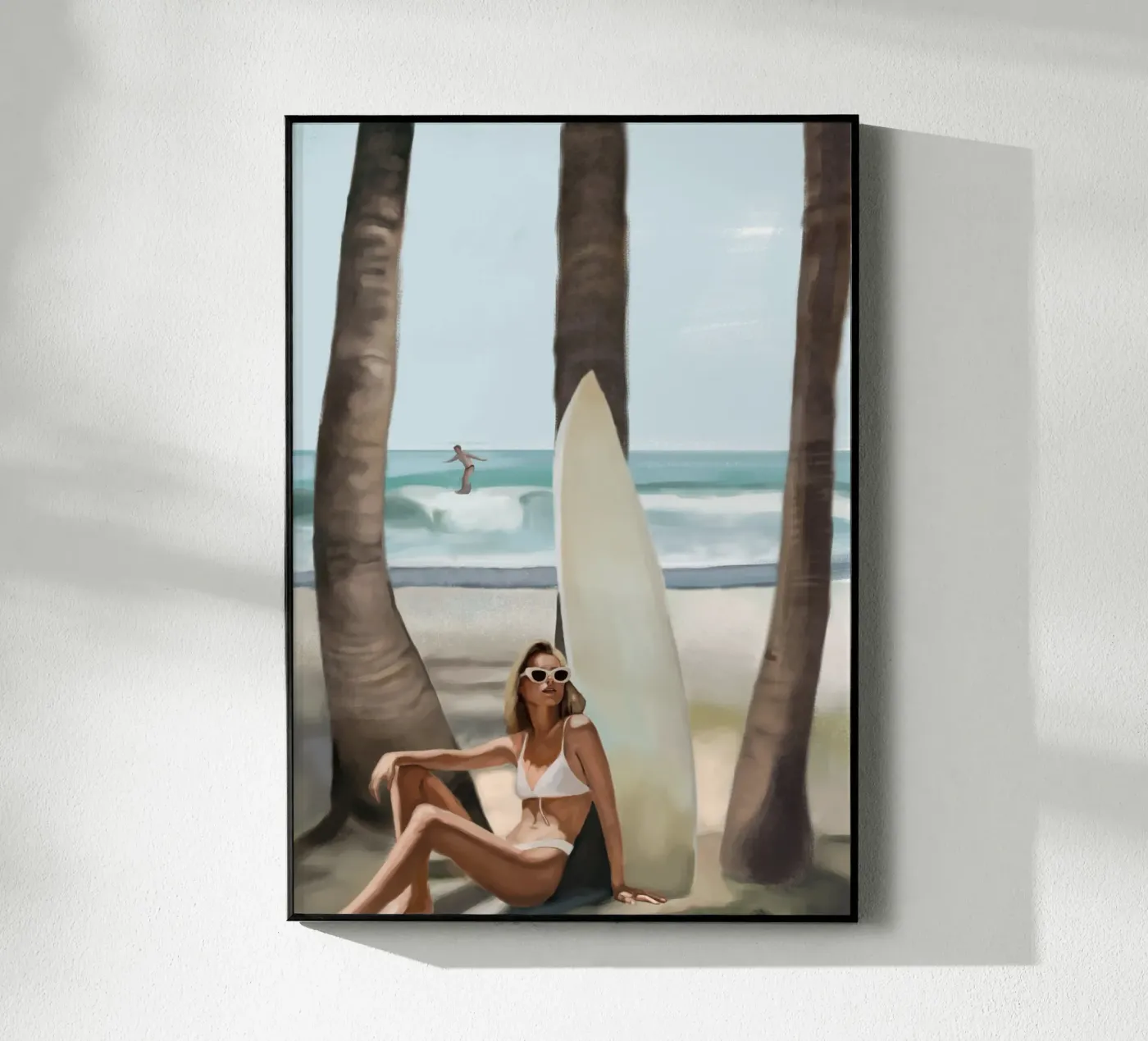 Brandung und Schatten Acryl-Glas von Verse