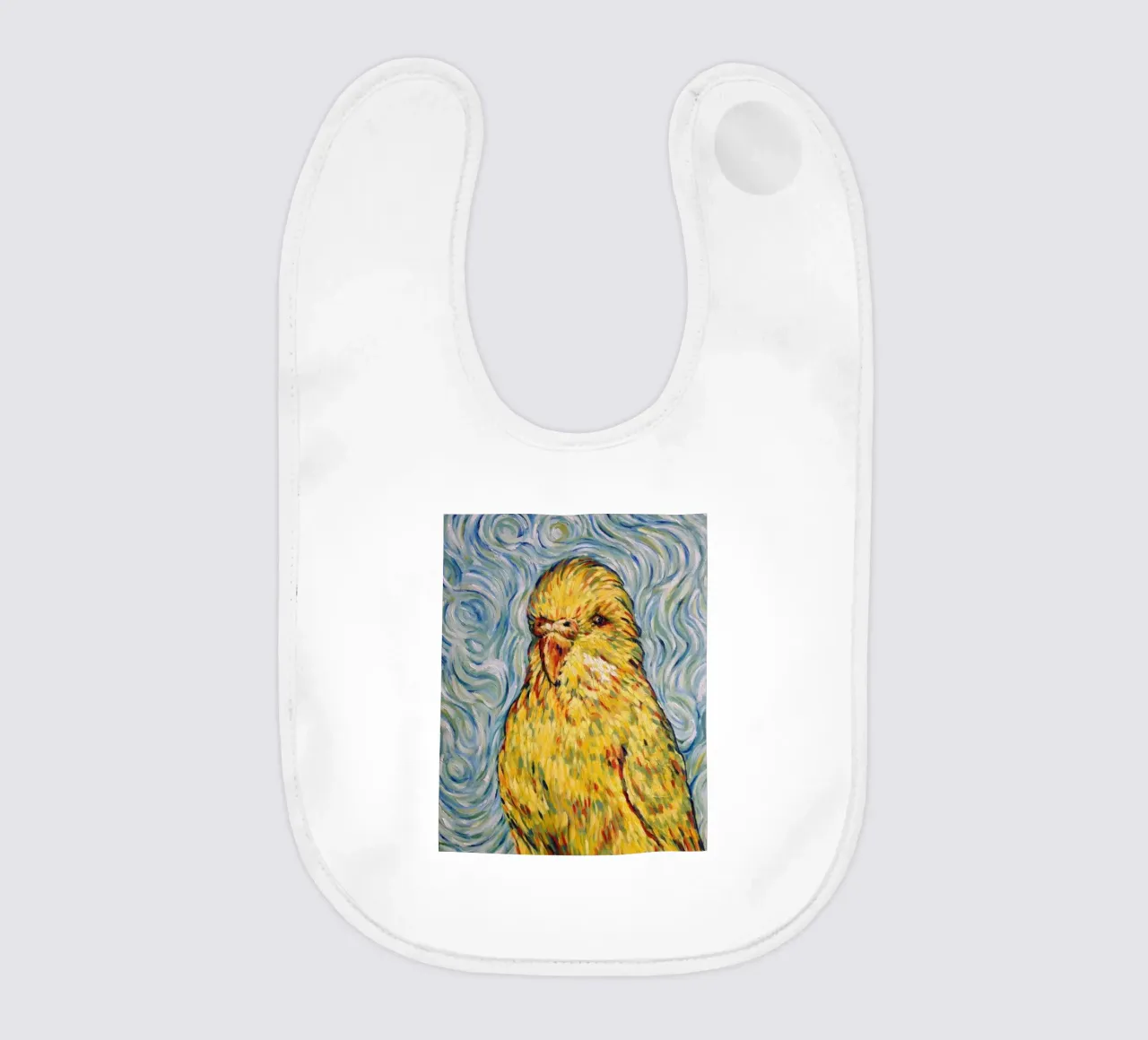 pappagallo arancione bavaglino da cloud shop