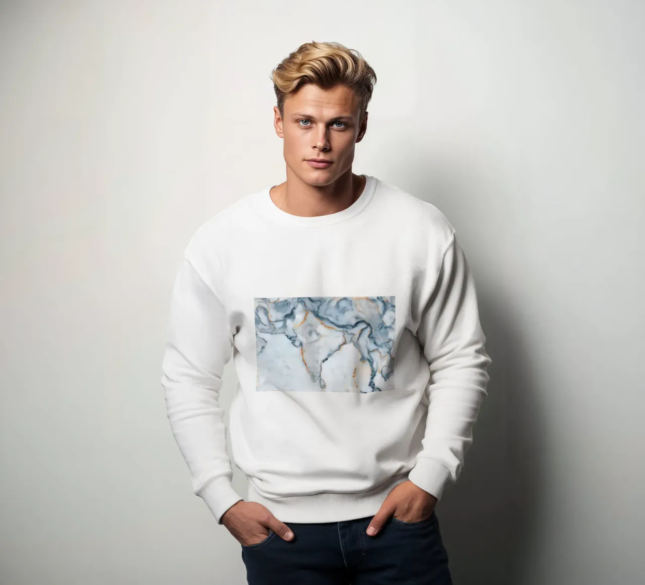 India Marble Map felpa da Octavian