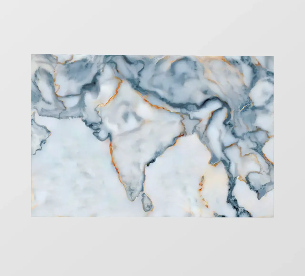 India Marble Map pellicola backlit da Octavian