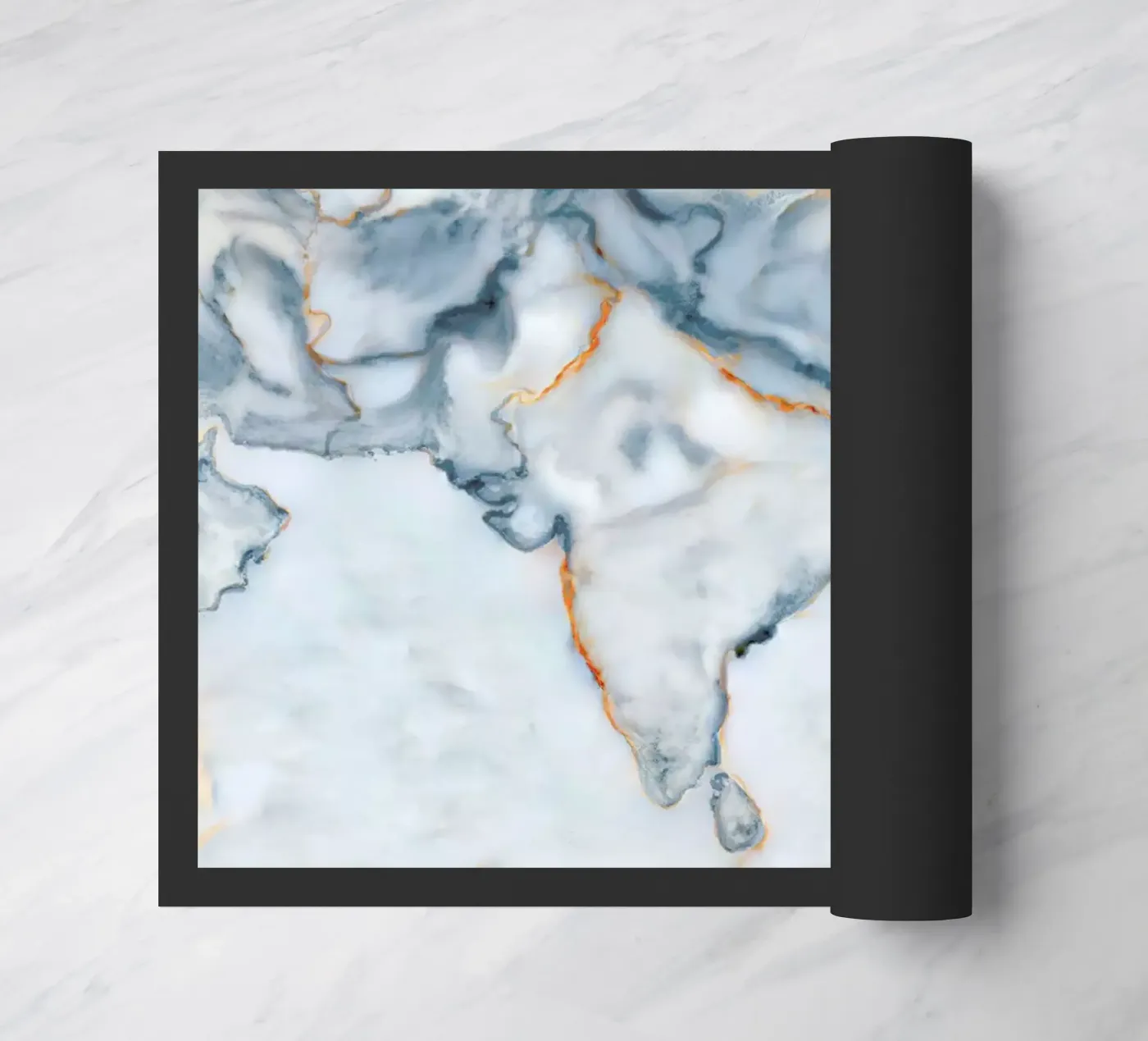 India Marble Map deurmat van Octavian