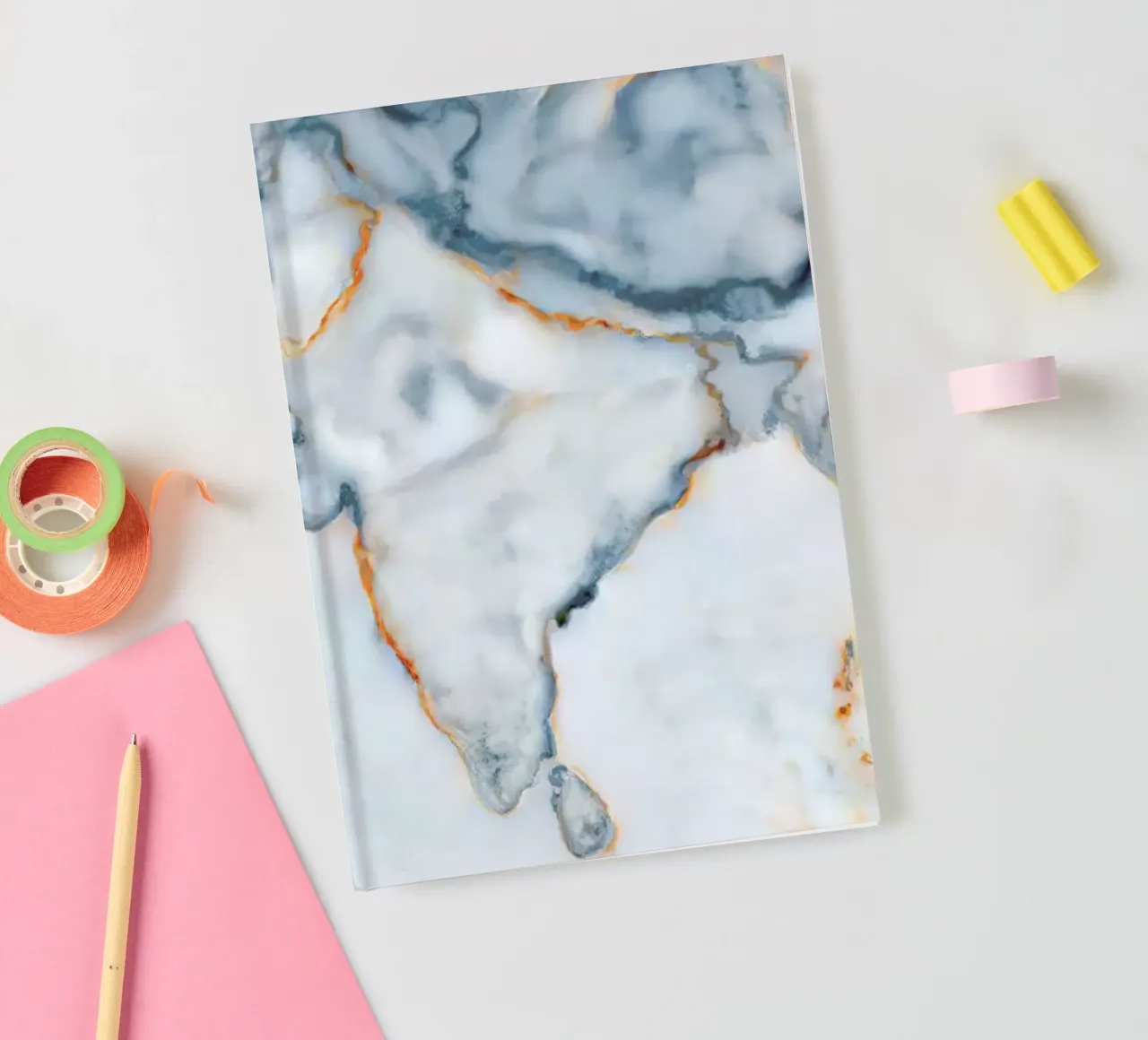 India Marble Map notebook by Octavian