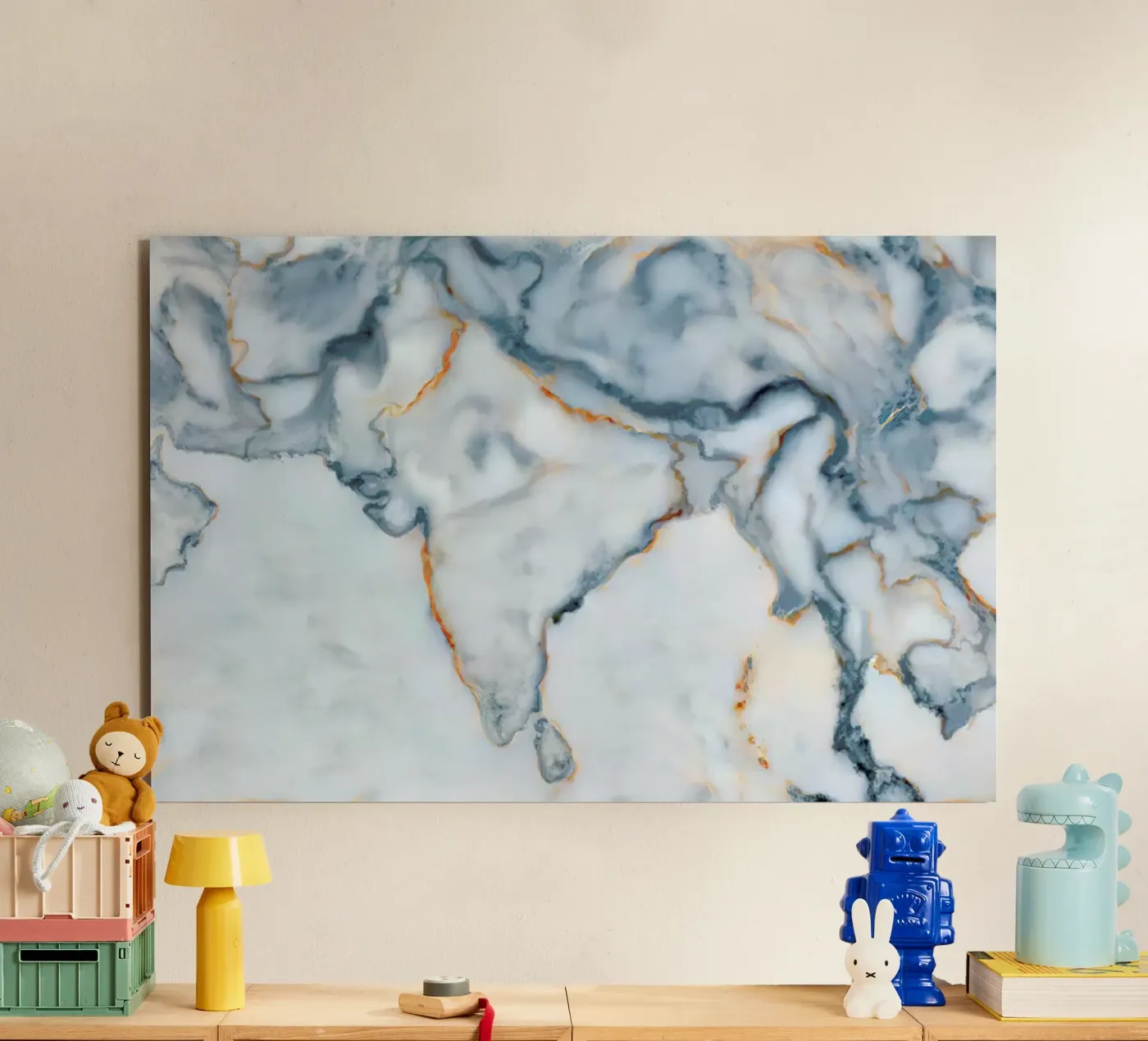 India Marble Map forex plate by Octavian
