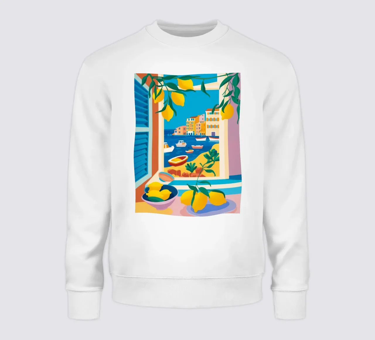 Lemon Tree Seaview sweatshirt by FadeAura