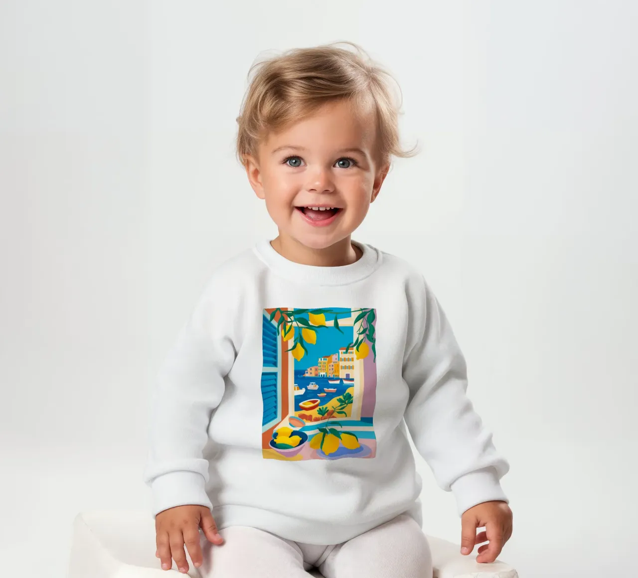 Lemon Tree Seaview felpa neonato da FadeAura